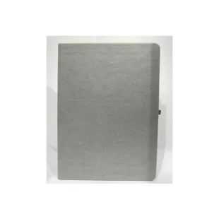 Düz Kalem Geçme Yeri Termo Deri Defter - Gri