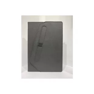 Yandan Cepli Kalem Bölmesi Termo Deri Defter - Siyah